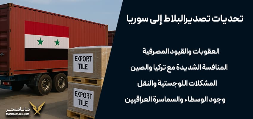 صادرات مصالح ساختمانی به سوریه