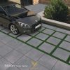 کاشی پرسلان پرسپولیس 60*60 مون طوسی تیره 4 فیس مات کالیبره - مانامستر
