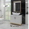 ست کابینت و روشویی کسری مدل گلف