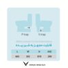 توالت فرنگی طوسی ماناسنیتری مدل شل یک تیکه - تصویر 2
