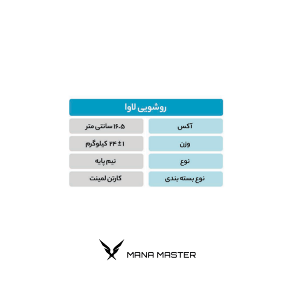 روشویی نیم پایه طوسی سرمد مدل لاوا - تصویر 2
