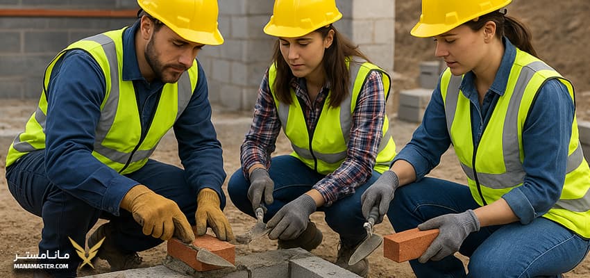 دیوار چینی با بلوک هبلکس
